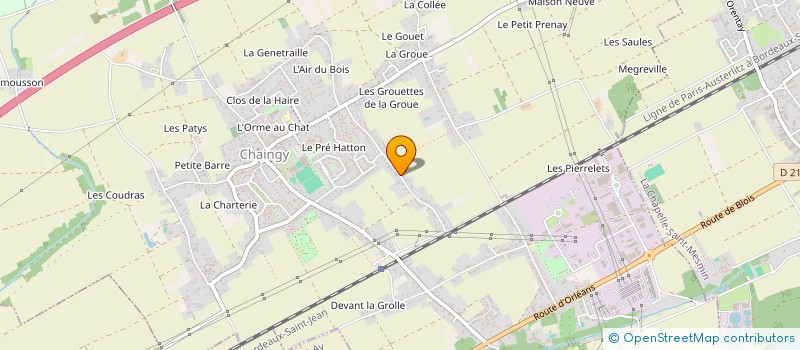 localisation de l'entreprise DPS RENOV45 à CHAINGY