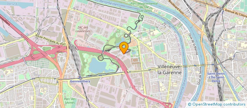 localisation de l'entreprise DPS VLG à VILLENEUVE-LA-GARENNE