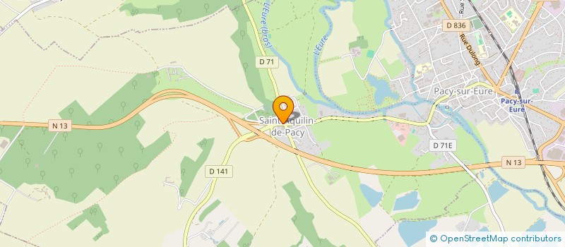 localisation de l'entreprise DPSA  PACY-SUR-EURE