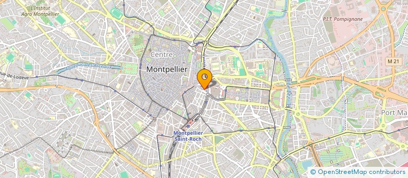 localisation de l'entreprise DPSF OPTIC à MONTPELLIER