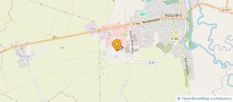 localisation de l'entreprise DPSI  VOUZIERS