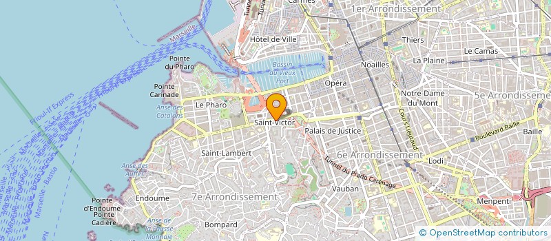 localisation de l'entreprise DPSLP à MARSEILLE