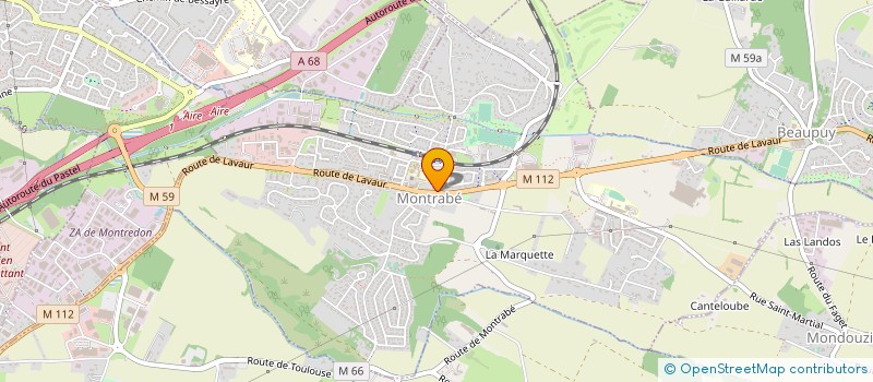 localisation de l'entreprise DPSM à MONTRABE