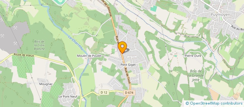 localisation de l'entreprise DPSMDP à VŒUIL-ET-GIGET