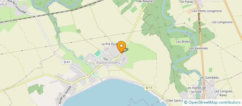 localisation de l'entreprise DPSP PISCINES  RADONVILLIERS