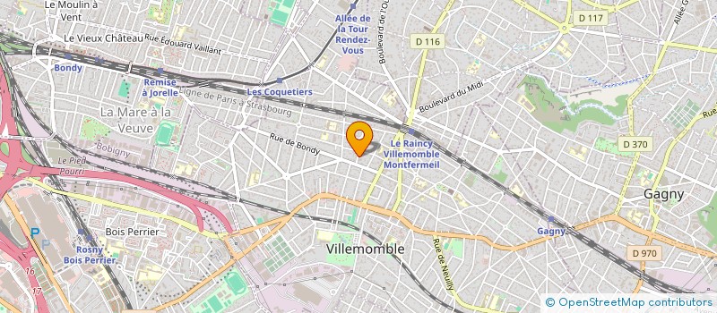 localisation de l'entreprise DPST CONSULTING à VILLEMOMBLE