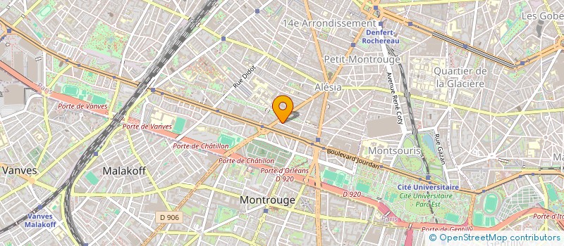 localisation de l'entreprise DPV COMPORTEMENTS à PARIS