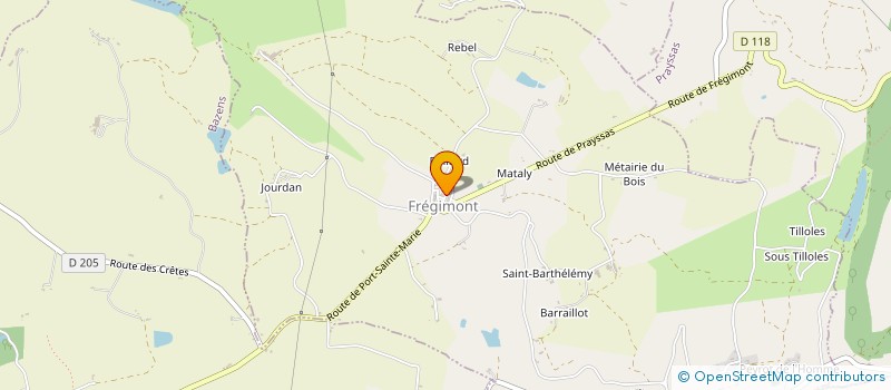 localisation de l'entreprise DPV IMMOBILIER  FREGIMONT