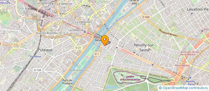 localisation de l'entreprise DPVDB LICENSING à NEUILLY-SUR-SEINE