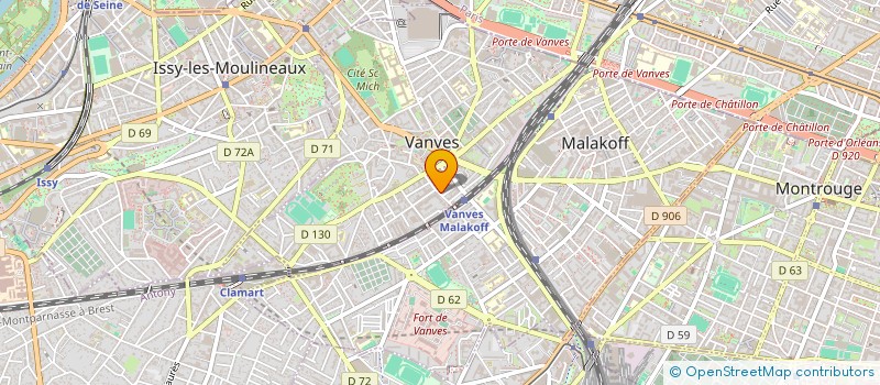 localisation de l'entreprise DPVMPO5 à VANVES