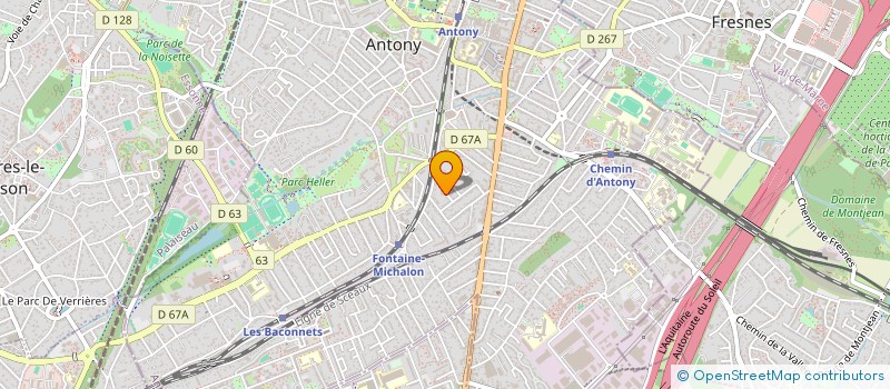 localisation de l'entreprise DPVT SERVICES à ANTONY