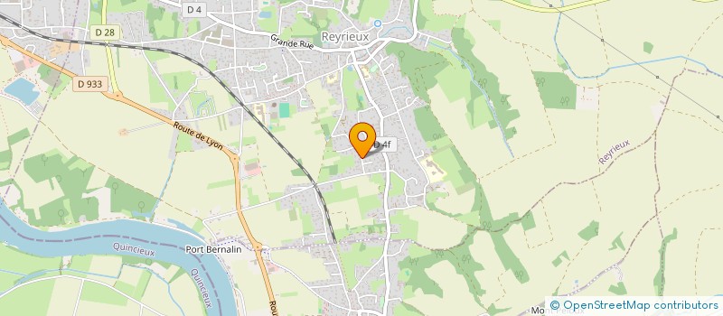 localisation de l'entreprise DPW INVEST à REYRIEUX