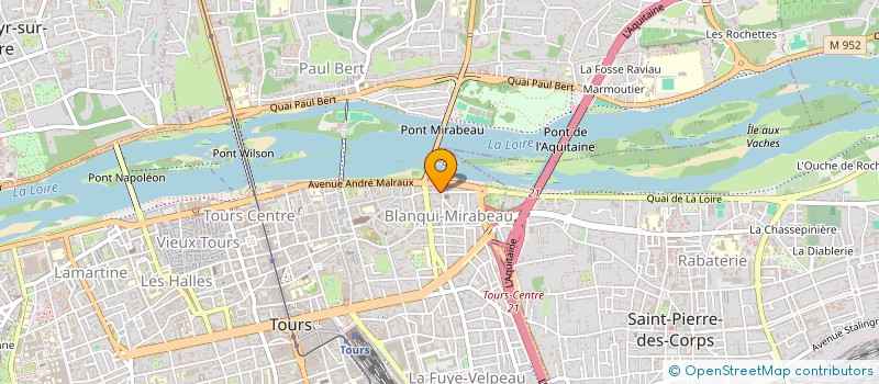 localisation de l'entreprise DPX  TOURS