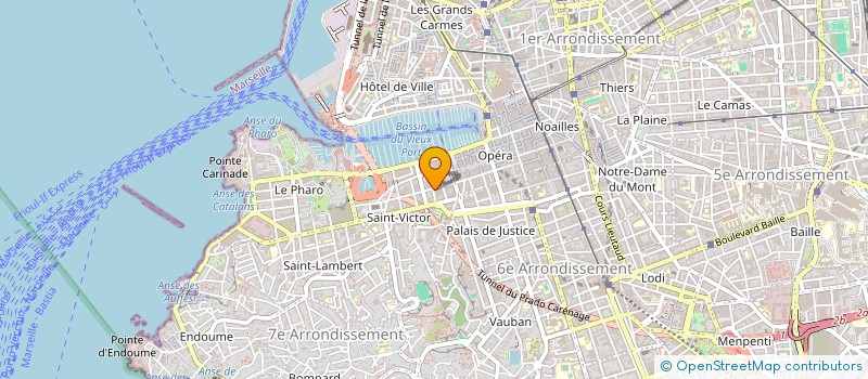 localisation de l'entreprise DPX DISTRIBUTION à MARSEILLE