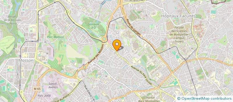 localisation de l'entreprise DPYCONSULTING à MONTPELLIER