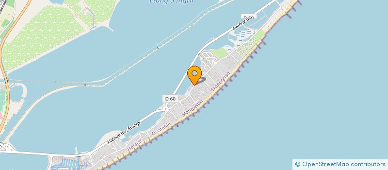 localisation de l'entreprise DPZ à FRONTIGNAN