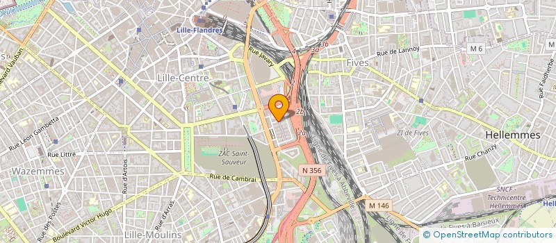 localisation de l'entreprise DPZ INVEST à LILLE
