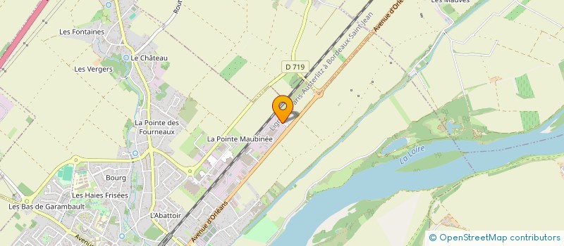 localisation de l'entreprise DPZ LEB  BEAUGENCY