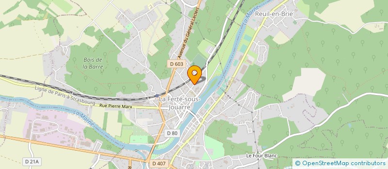 localisation de l'entreprise DQCM  LA FERTE-SOUS-JOUARRE