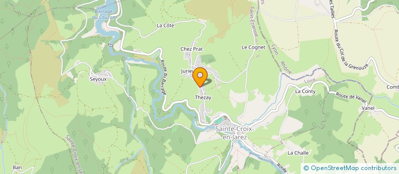 localisation de l'entreprise DQMCONSEIL  SAINTE-CROIX-EN-JAREZ