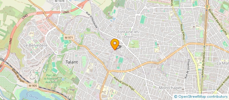 localisation de l'entreprise DR 21 à DIJON