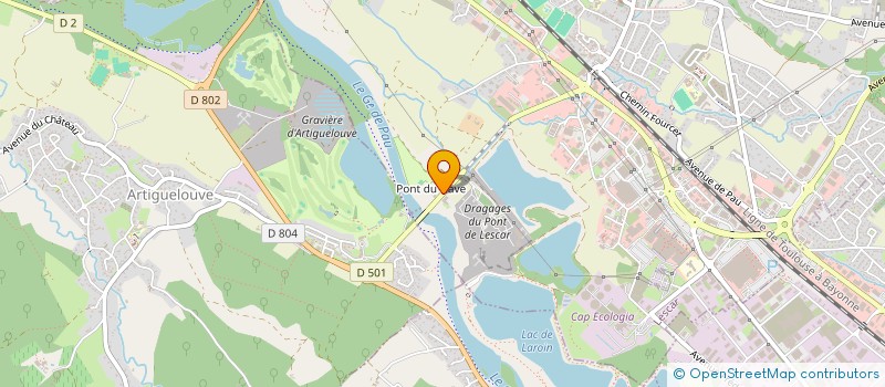 localisation de l'entreprise DR 33 BETON AGREGATS à LESCAR
