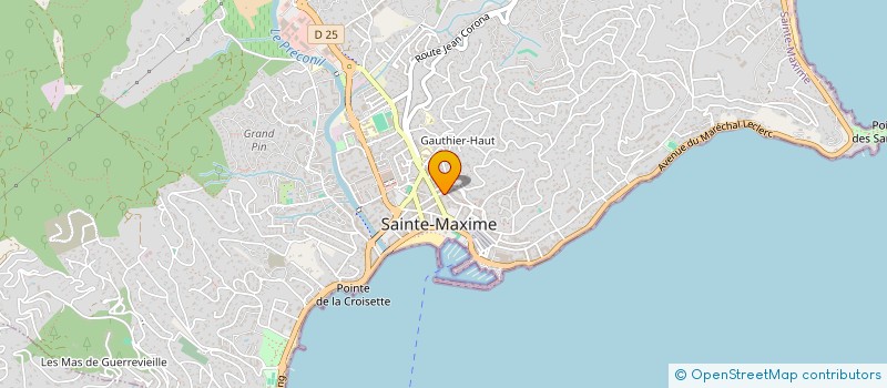 localisation de l'entreprise DR à SAINTE-MAXIME