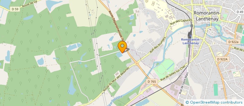 localisation de l'entreprise DR  PRUNIERS-EN-SOLOGNE