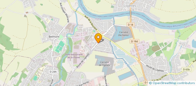 localisation de l'entreprise DR  CHAVANOZ