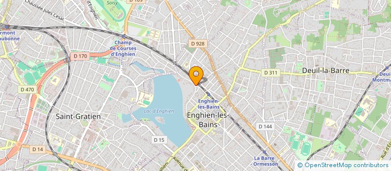 localisation de l'entreprise DR ACHILI  ENGHIEN-LES-BAINS