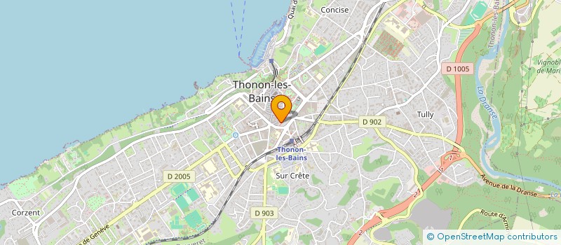 localisation de l'entreprise DR ANNA NEYKOVA à THONON-LES-BAINS