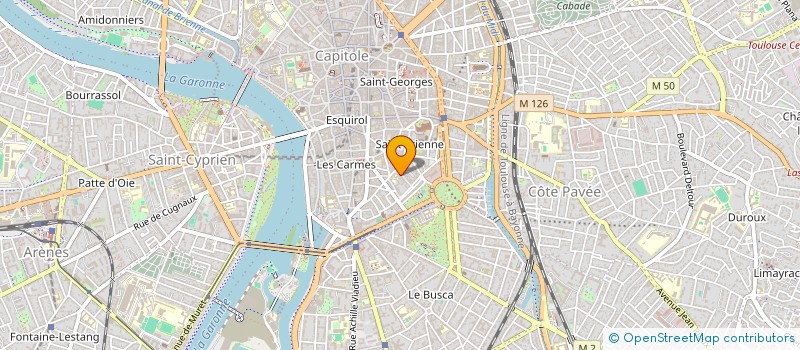 localisation de l'entreprise DR ANNE DE LUSSY à TOULOUSE