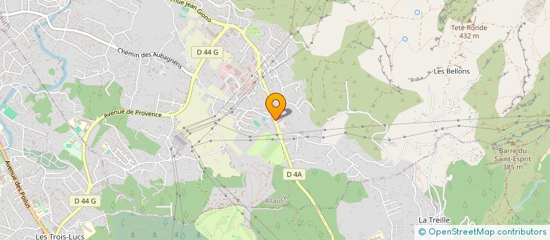 localisation de l'entreprise DR ANNE-SOPHIE MILAZZO  ALLAUCH