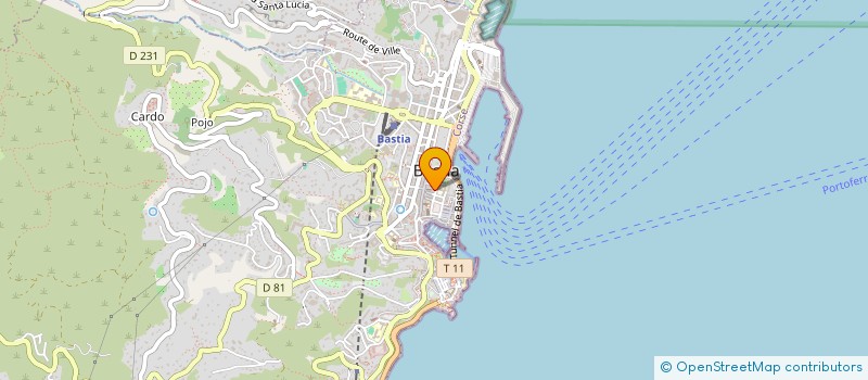 localisation de l'entreprise DR ARNAUD VUILLEMIN à BASTIA