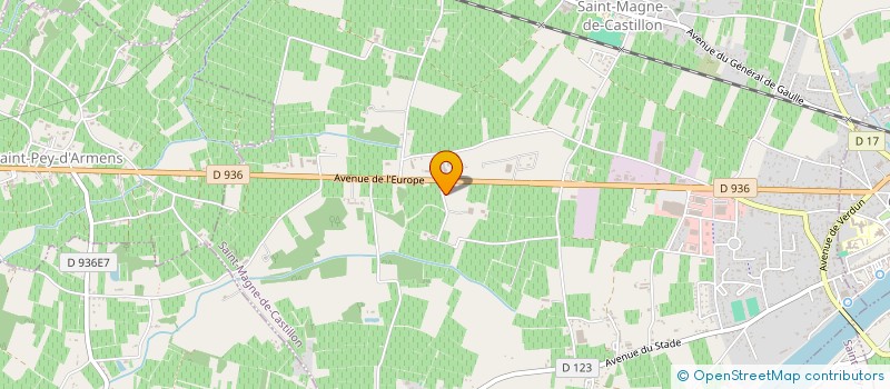 localisation de l'entreprise DR AUTOMOBILE  SAINT-MAGNE-DE-CASTILLON