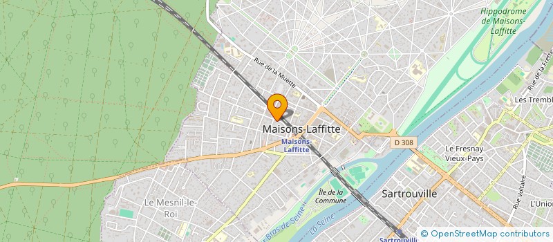 localisation de l'entreprise DR BLANCHARD PATRICK-YVES à MAISONS-LAFFITTE