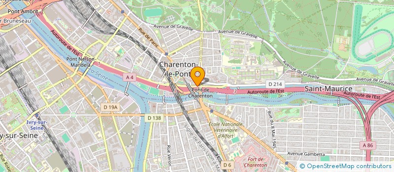 localisation de l'entreprise DR BOURADA NACIMA à CHARENTON-LE-PONT
