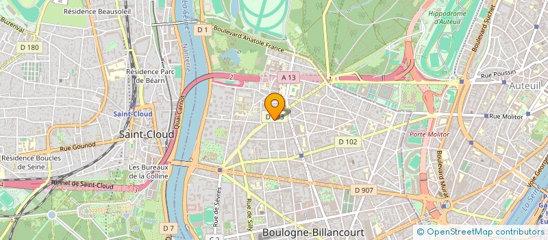 localisation de l'entreprise DR BUISSON NBB EXPERT à BOULOGNE-BILLANCOURT