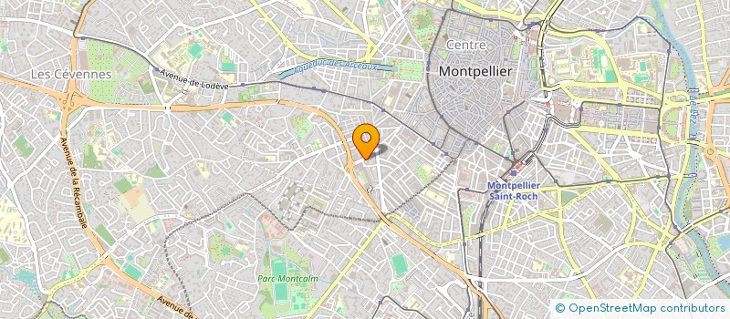 localisation de l'entreprise DR CAMILLE VILLADORO à MONTPELLIER