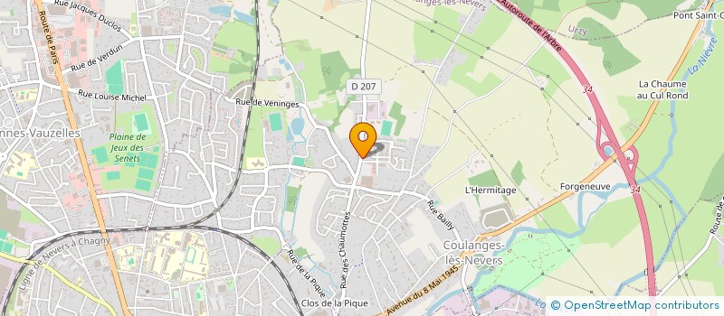 localisation de l'entreprise DR CATHERINE ERAY  COULANGES-LES-NEVERS