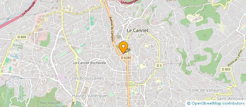 localisation de l'entreprise DR CENDRINE MAISANT à LE CANNET
