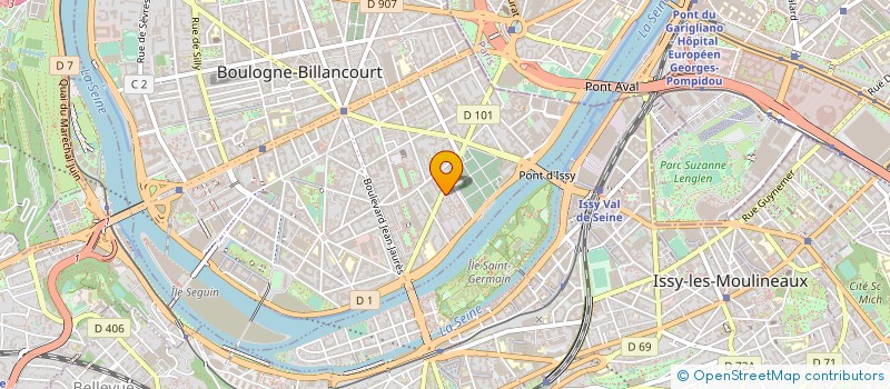 localisation de l'entreprise DR CHAABANE FADOUA à BOULOGNE-BILLANCOURT