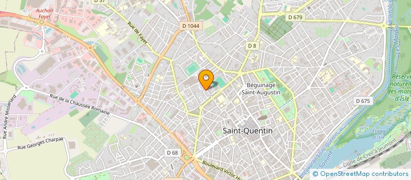 localisation de l'entreprise DR CHUFFART MARIE à SAINT-QUENTIN