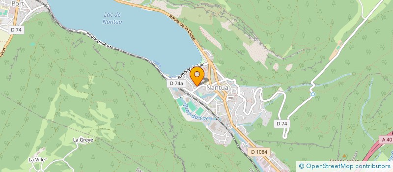 localisation de l'entreprise DR COCOROIU à NANTUA