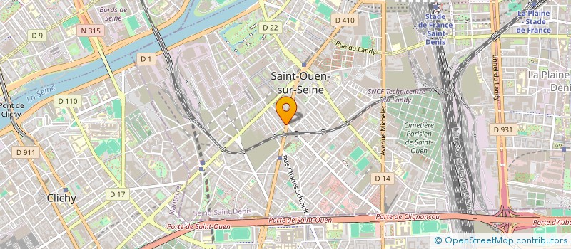 localisation de l'entreprise DR CONCEPT  SAINT-OUEN-SUR-SEINE