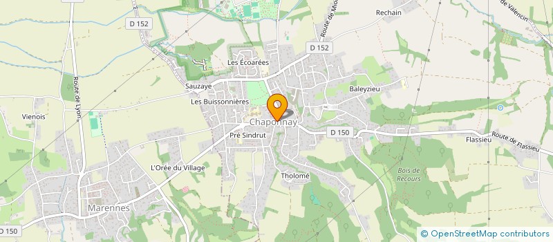 localisation de l'entreprise DR CONSEIL INVEST  CHAPONNAY