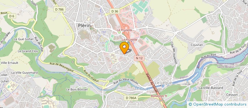 localisation de l'entreprise DR COULEUR à PLERIN