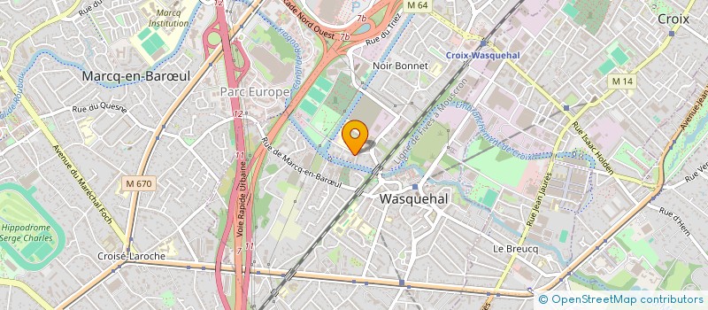 localisation de l'entreprise DR COURTAGE PRET  WASQUEHAL