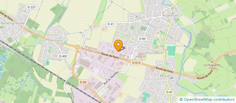 localisation de l'entreprise DR COUTURIER  ARGENCES