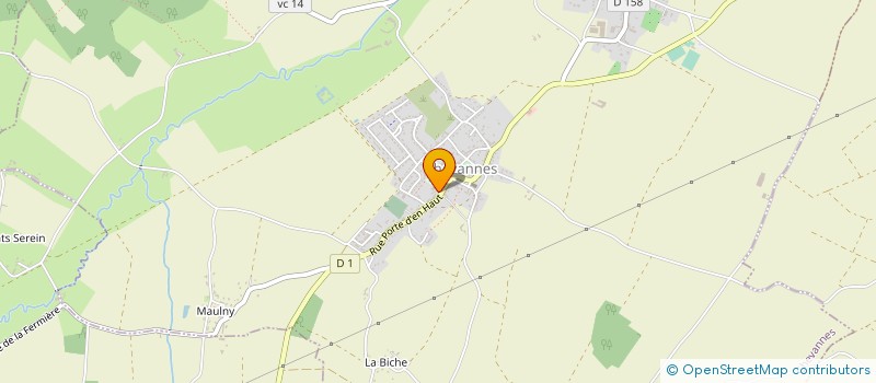 localisation de l'entreprise DR CULTOT à CHEVANNES